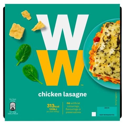 Weight Watchers Chicken Lasagne 400g from Ocado