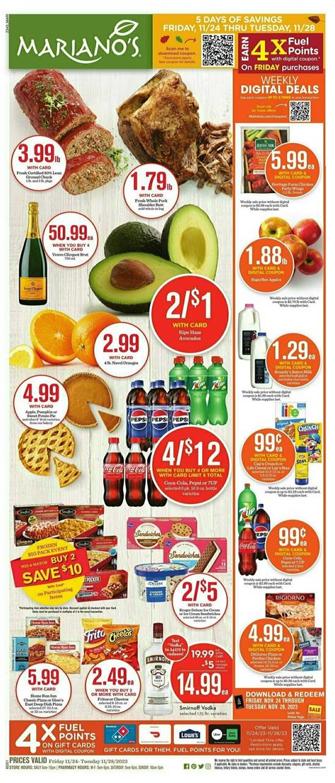 Mariano's Weekly Ad & Deals from November 24