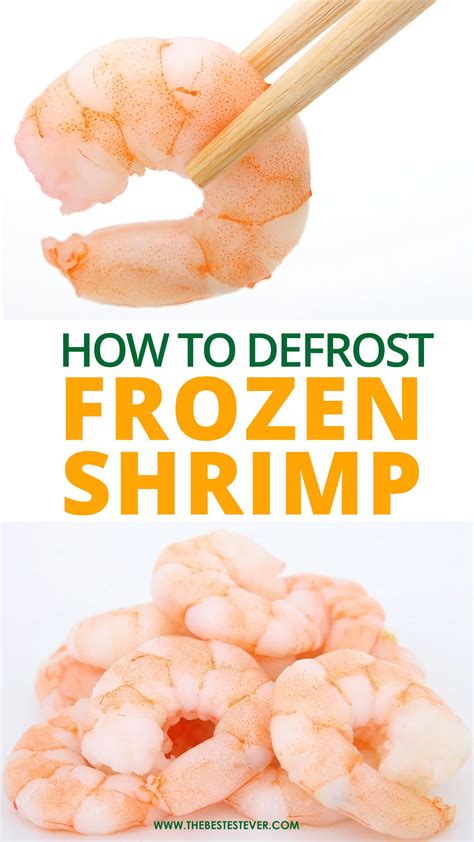 How to Thaw (Defrost) Frozen Shrimp Quickly & Safely | Frozen shrimp ...