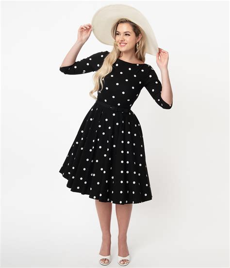 Polka dot dresses 20s 30s 40s 50s 60s – Artofit
