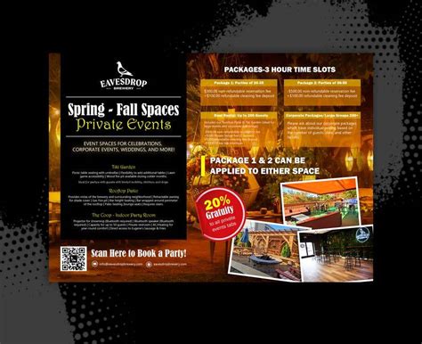 Entry #15 by sleepwalker9 for Eavesdrop Brewery Event Spaces Flyer ...