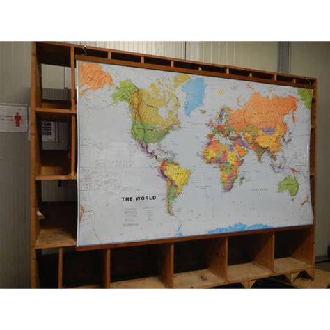 Laminated World Map 的图像结果