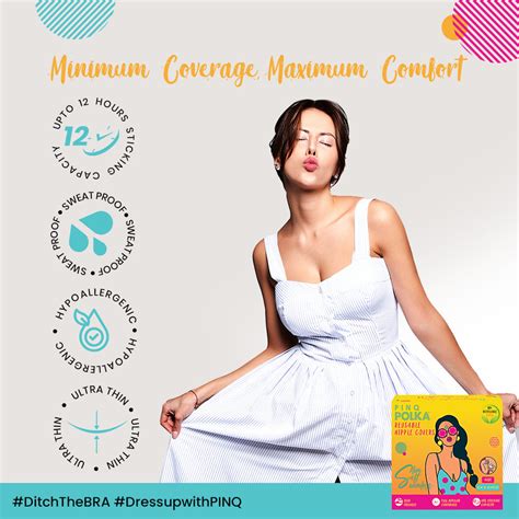 Breast Lift Tape & Nipple Pasties X Reusable Nipple Cover – PINQ