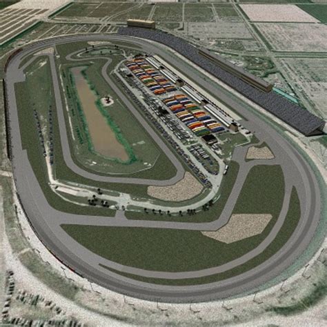 3d Homestead Miami Track Road Line