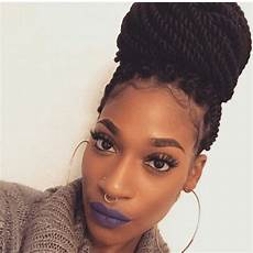 Black Hair Twist Updo Hairstyles by 49 Senegalese Twist Hairstyles For Black Stayglam Black Hair Twist Updo Hairstyles