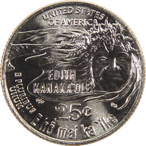 2023 D Edith Kanaka'ole American Women Quarter Uncirculated Clad Coin