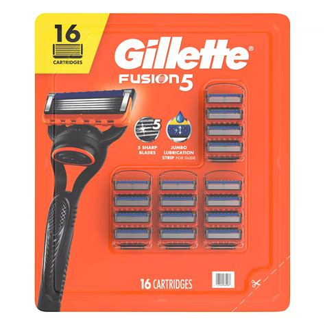 Gillette Fusion5 Razor Refills for Men 16 ct | BJ's Wholesale Club