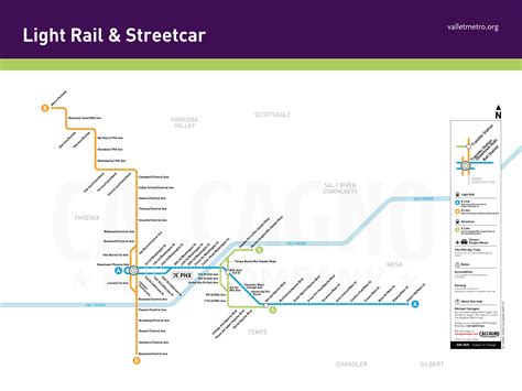 Phoenix Light Rail Route Map