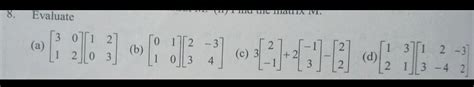 Matrix Please solve all the problems. - Brainly.in