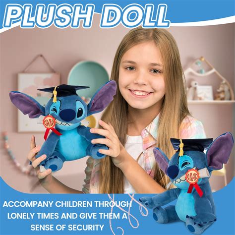 Graduation Stitch plush 2025, Graduation Stitch lilo Plush small Super ...