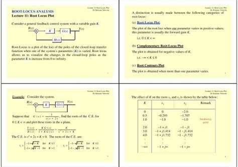 Image result for Root locus analysis Root Locus Tutorial