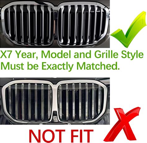 VaisbyTown M Color Automotive Grille Inserts for BMW X7 G07 India | Ubuy