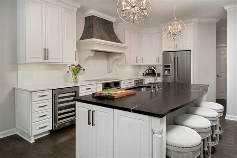 Kitchen Remodel Black and White Design in South Charlotte | ReVision ...