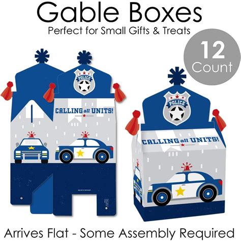 Buy Big Dot of Happiness Calling All Units - Police - Treat Box Party ...