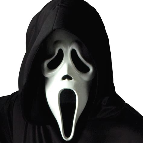 Fun World Officially Licensed Scream Ghost Face Halloween Mask, Unisex ...