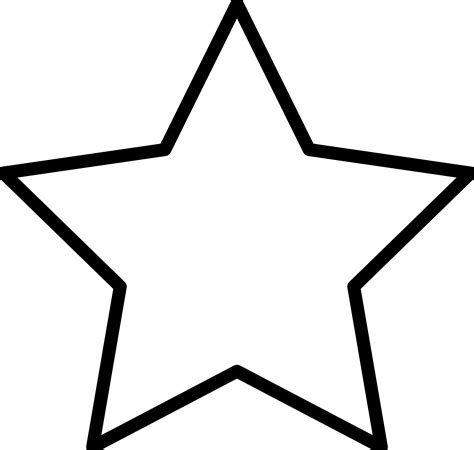 Free Star Line Art, Download Free Star Line Art png images, Free ...
