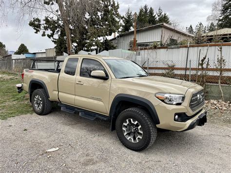 Just bought this 2017 TRD Off-road with 35k miles. Added some racks ...