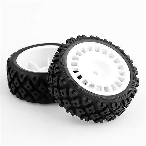 Buy Sbonxond 1:10 RC Car Rubber Tires 70MM Front and Rear Tires for 1/ ...