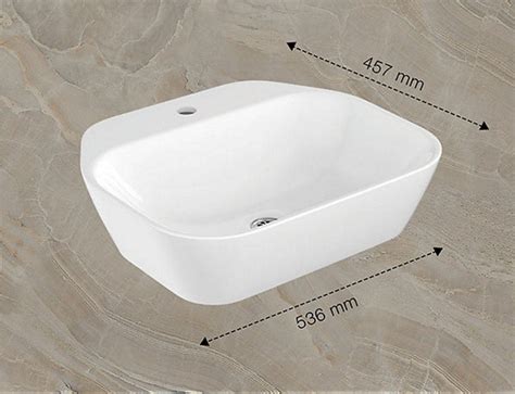 SPAN-COUNT.TOP BASIN W/SL FAUCET HOLE SQ - KOHLER POPULAR - ( WHITE ...