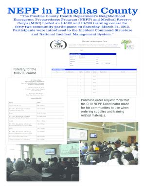 Fillable Online Purchase order request form that the CHD NEPP ...