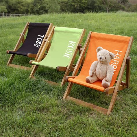personalised children's deckchair by jonny's sister ...