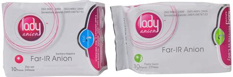 Buy Lady anion Sanitary Napkins - Pack of 2(Day Use, Panty Liner ...