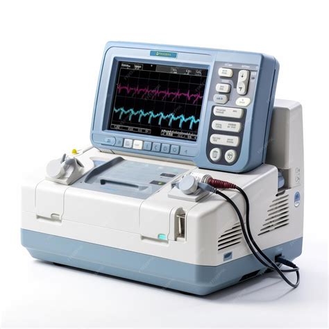 Premium Photo | Electrocardiogram ECG or EKG Machine isolated on white awar