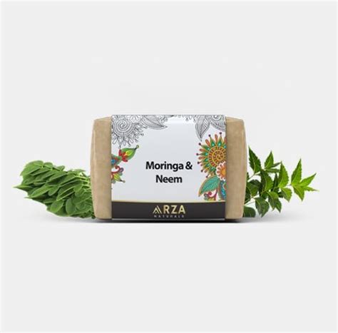 Buy Arza Naturals Moringa and Neem Soap for Anti-Wrinkles 75g Online at ...
