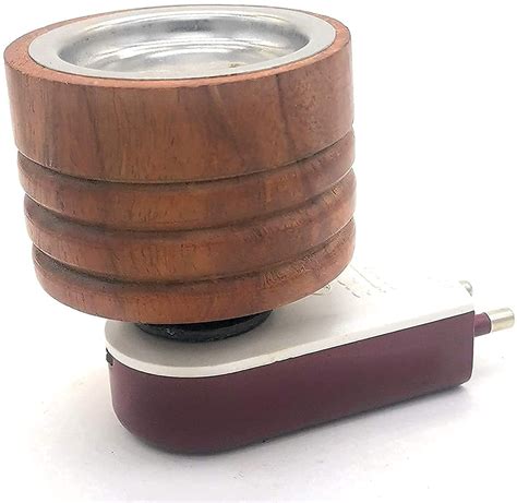 Metroplus Wooden Kapoor Dani Electric Incense Burner, Aroma Oil Burner ...