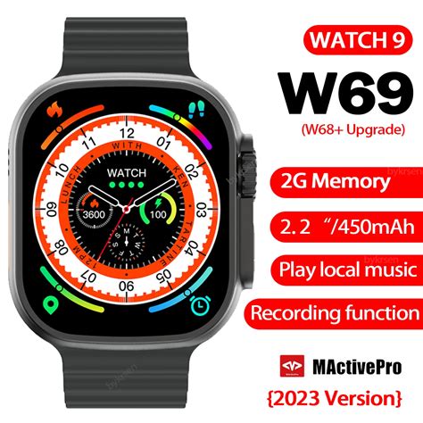 NEW W69 ULTRA Smart Watch Bluetooth Call Microwear Series 9 2.2" IP68 ...