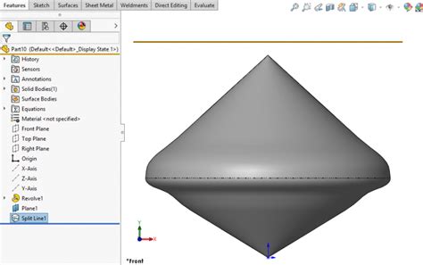 How to Use Split Line in SolidWorks 的图像结果