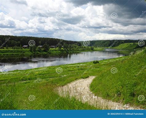 The Volga is the Longest River in Europe Stock Photo - Image of ...