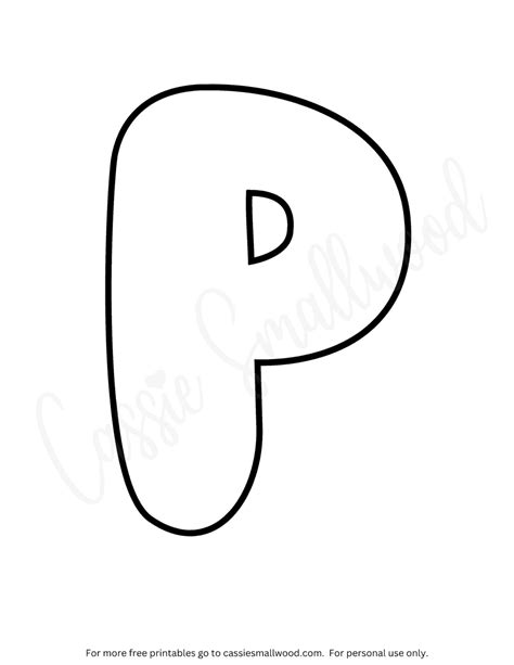 Bubble Letter Letters Printable Alphabet Clipart Crafts Jr Woojr ...