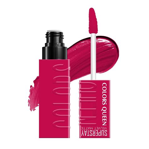 Buy Colors Queen Super Stay Velvet Matte Liquid Lipstick – 02 Pink Goes ...
