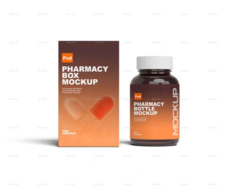 Pharmacy Bottle Mockup, Graphics | GraphicRiver