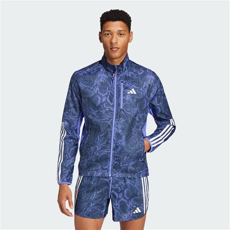 adidas Own the Run Excite WIND.RDY Jacket - Blue | adidas India