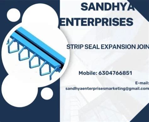 Strip Seal Expansion Joint - River Over Bridge Strip Seal Expansion ...