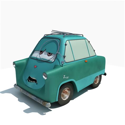 professor z cars 2 3d model