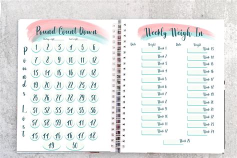 Weight Loss Journal Printable