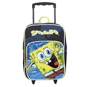 Nickelodeon Little Boys' SpongeBob Rolling Backpack, Multi, One Size ...