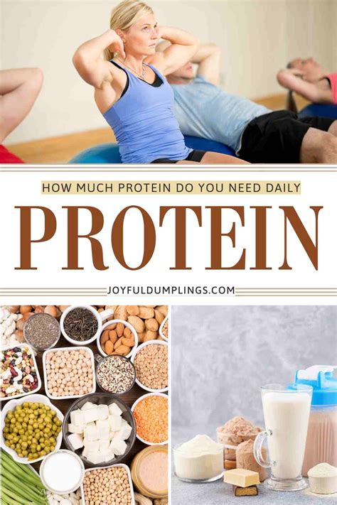 Protein Intake: How Much Protein Do You Need To Eat Every Day? » Joyful Dumplings