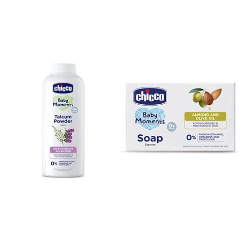 Chicco Talcum Powder 300g with Soap 125g : Amazon.in: Beauty