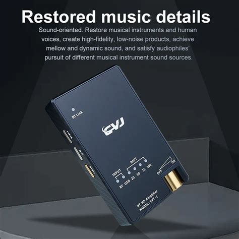 CVJ - VVT1 Dual ESS 9039Q2M Bluetooth Portable DAC & Amp | Concept Kart