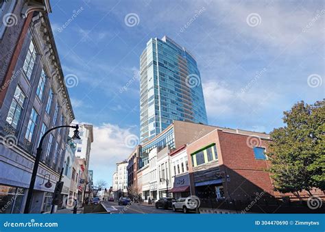 Durham, NC - USA - 1-11-2024: Historic Main St in Downtown Durham ...