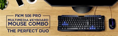 Amazon.in: Buy Foxin Fkm-506 Pro Multimedia Keyboard&Mouse Combo (Black ...