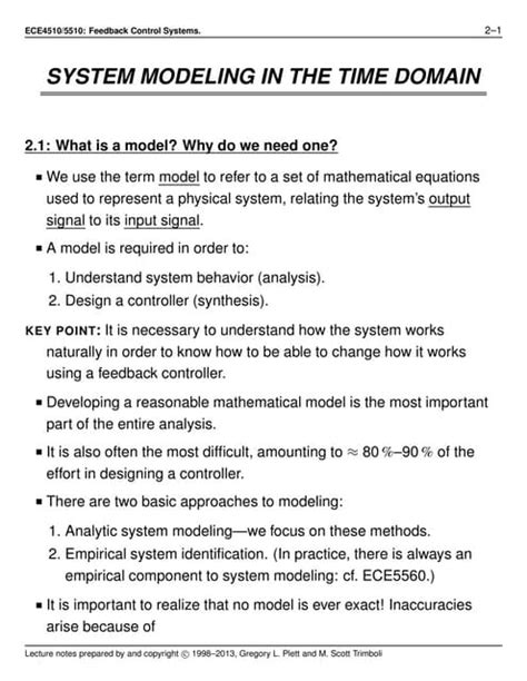 Image result for Mathematical Modelling in Control System