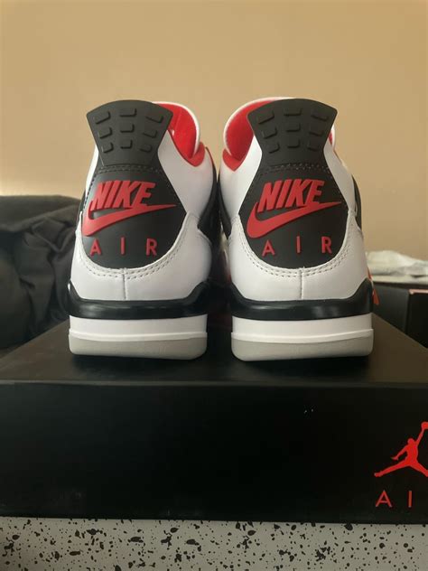 Fire Red 4s from OG Andy finally arrive : r/Repsneakers