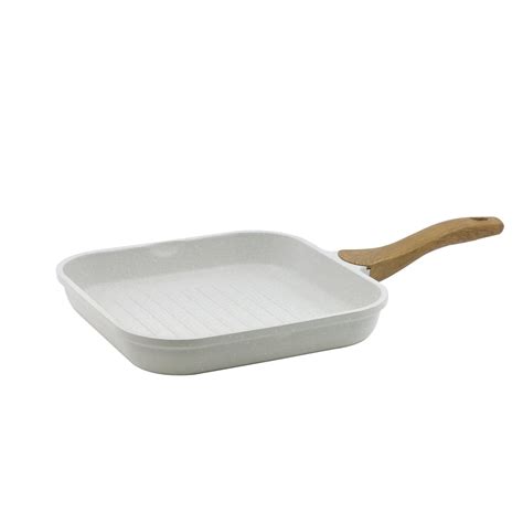 Naturally Cast Aluminum 26cm Grill Pan - Induction Bottom