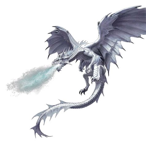 Adult White Dragon - Pathfinder PFRPG DND D&D d20 fantasy Dnd Dragons ...