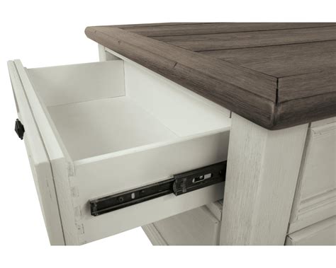 Signature Design by Ashley Bolanburg 4 Drawer Coffee Table with Lift ...